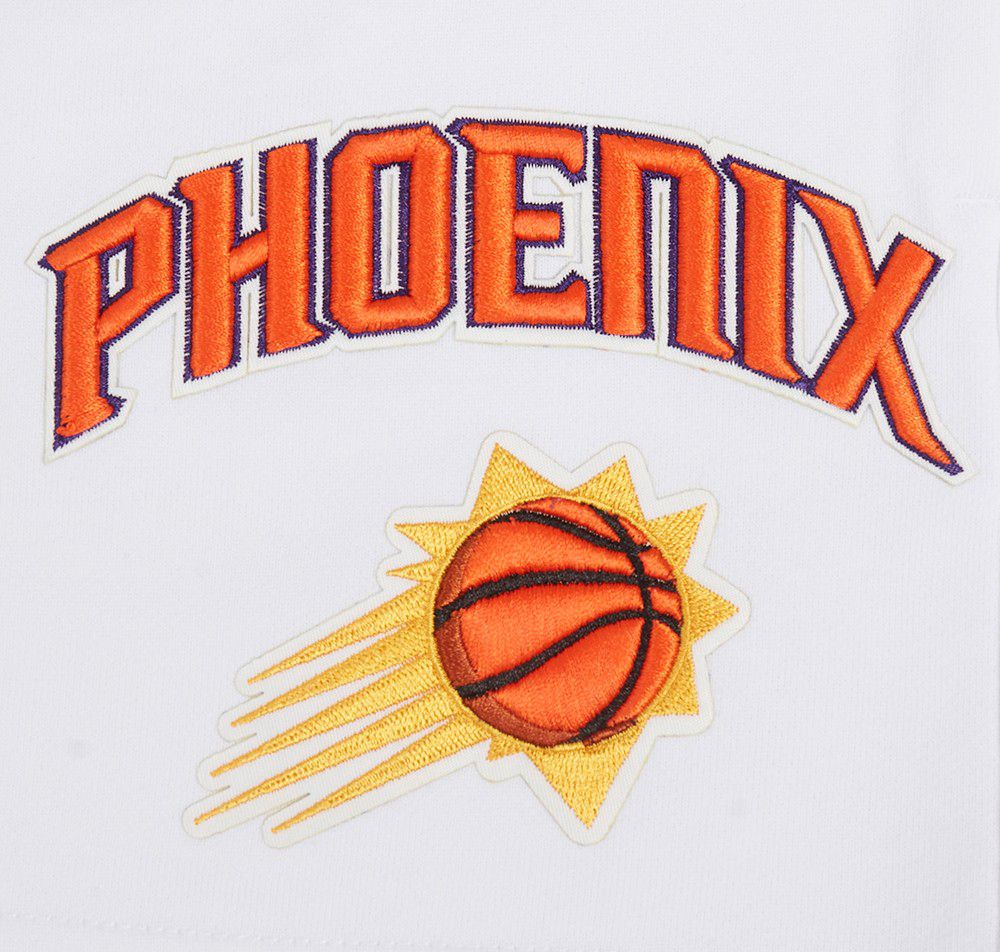 Pro Standard Women's Phoenix Suns White Classic Fleece Shorts product image