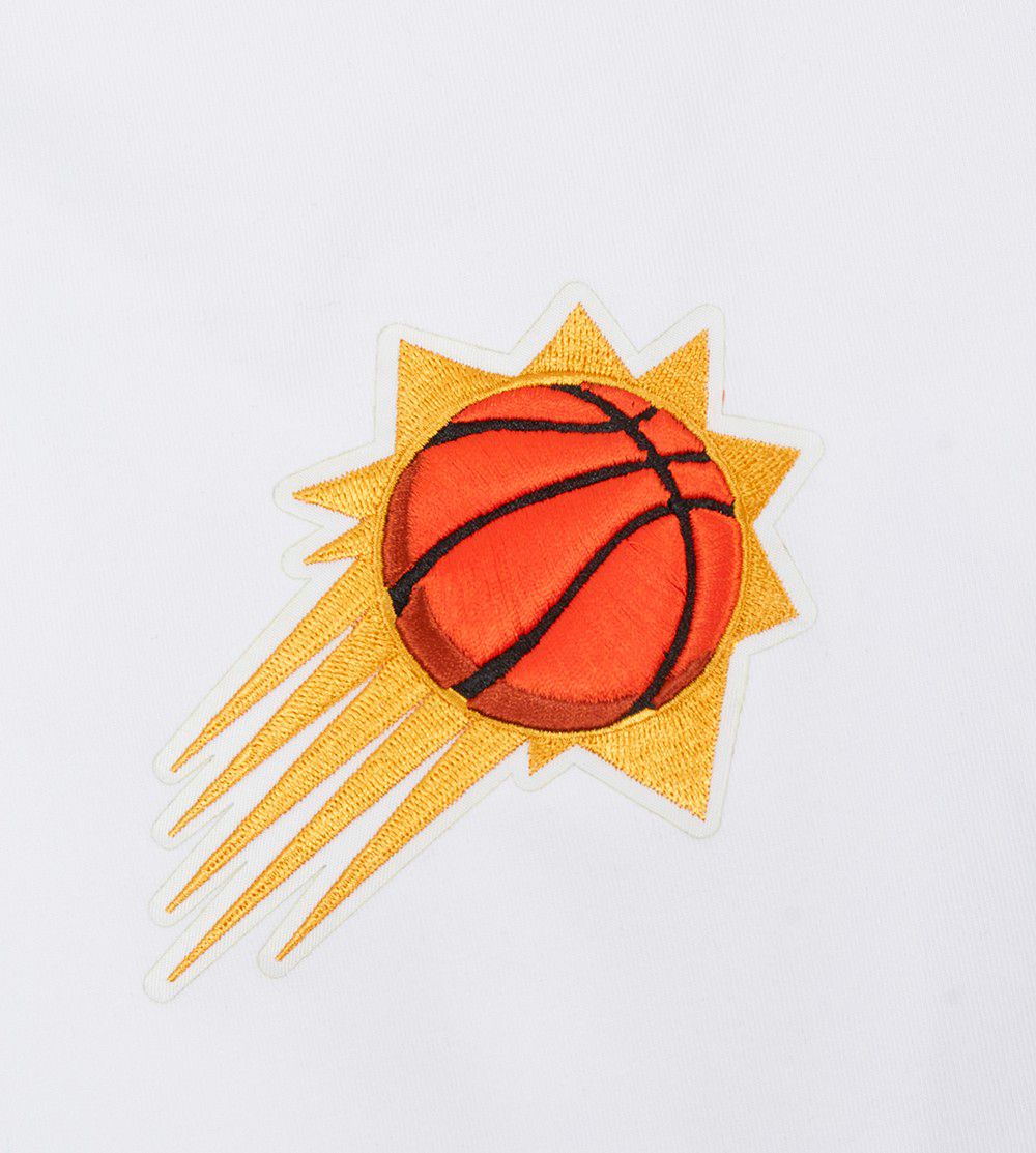 Pro Standard Women's Phoenix Suns White Classic Cotton Bike Shorts product image