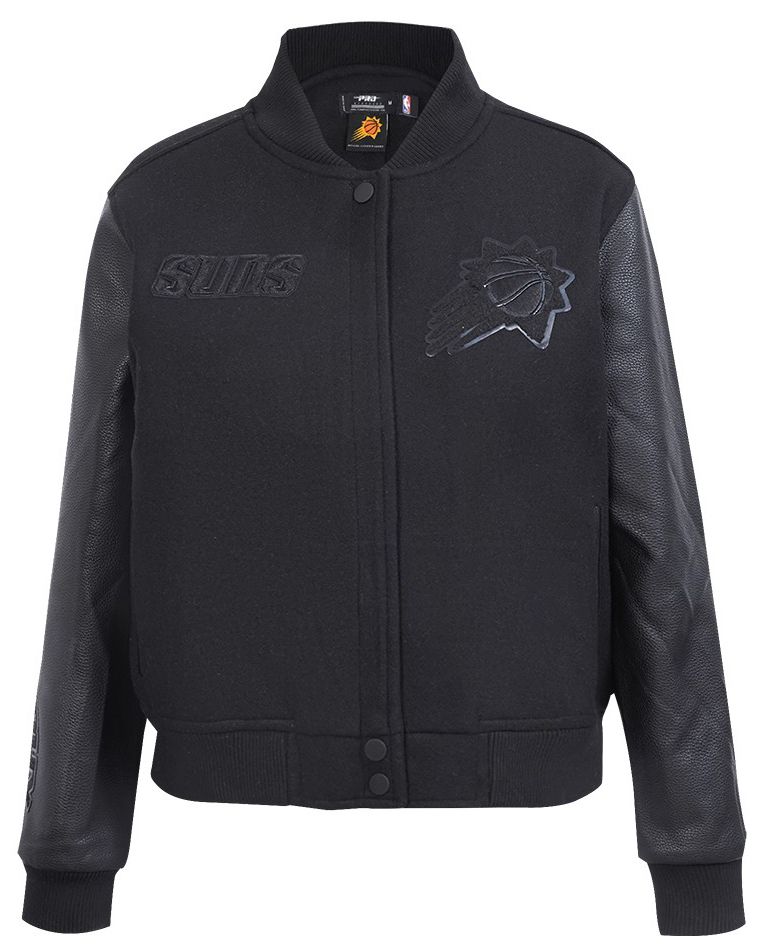 Pro Standard Women's Phoenix Suns Black Classic Wool Varsity Jacket product image