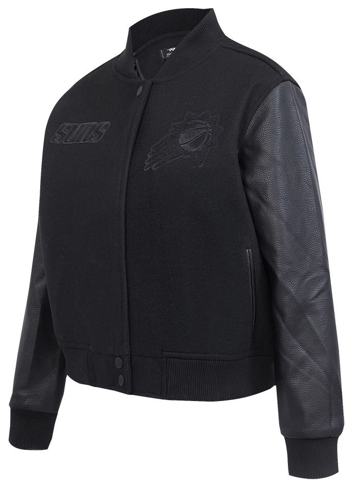 Pro Standard Women's Phoenix Suns Black Classic Wool Varsity Jacket product image