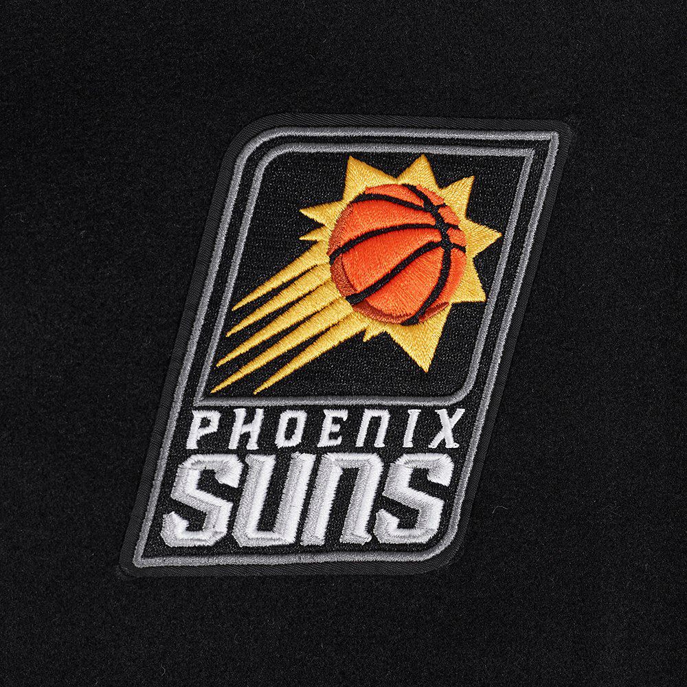 Pro Standard Women's Phoenix Suns Black Classic Rib Wool Varsity Jacket product image