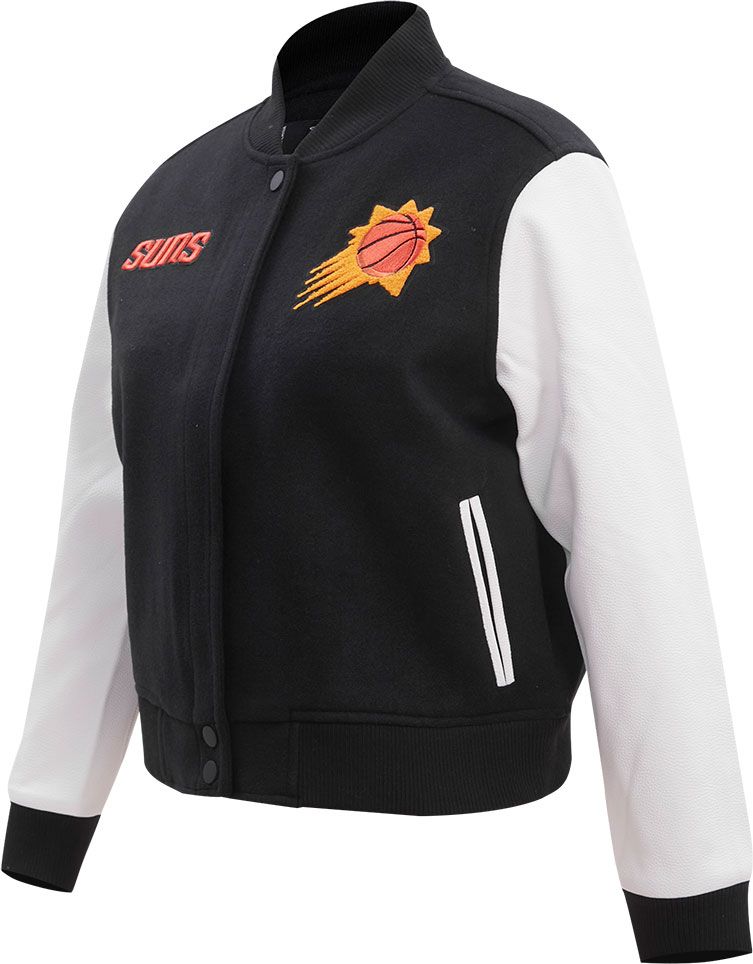 Pro Standard Women's Phoenix Suns Black Wool Varsity Jacket product image