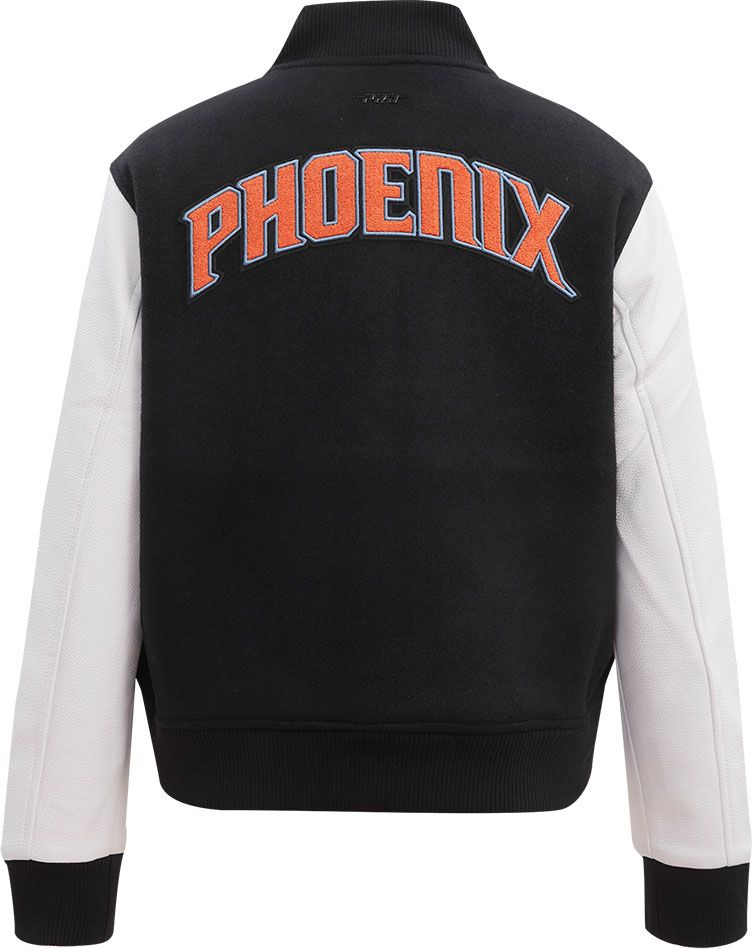 Pro Standard Women's Phoenix Suns Black Wool Varsity Jacket product image