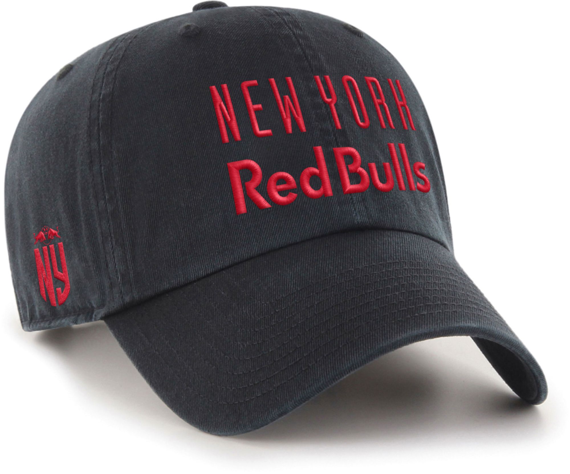 '47 Adult New York Red Bulls Black 2 Hit Clean Up Adjustable Hat product image