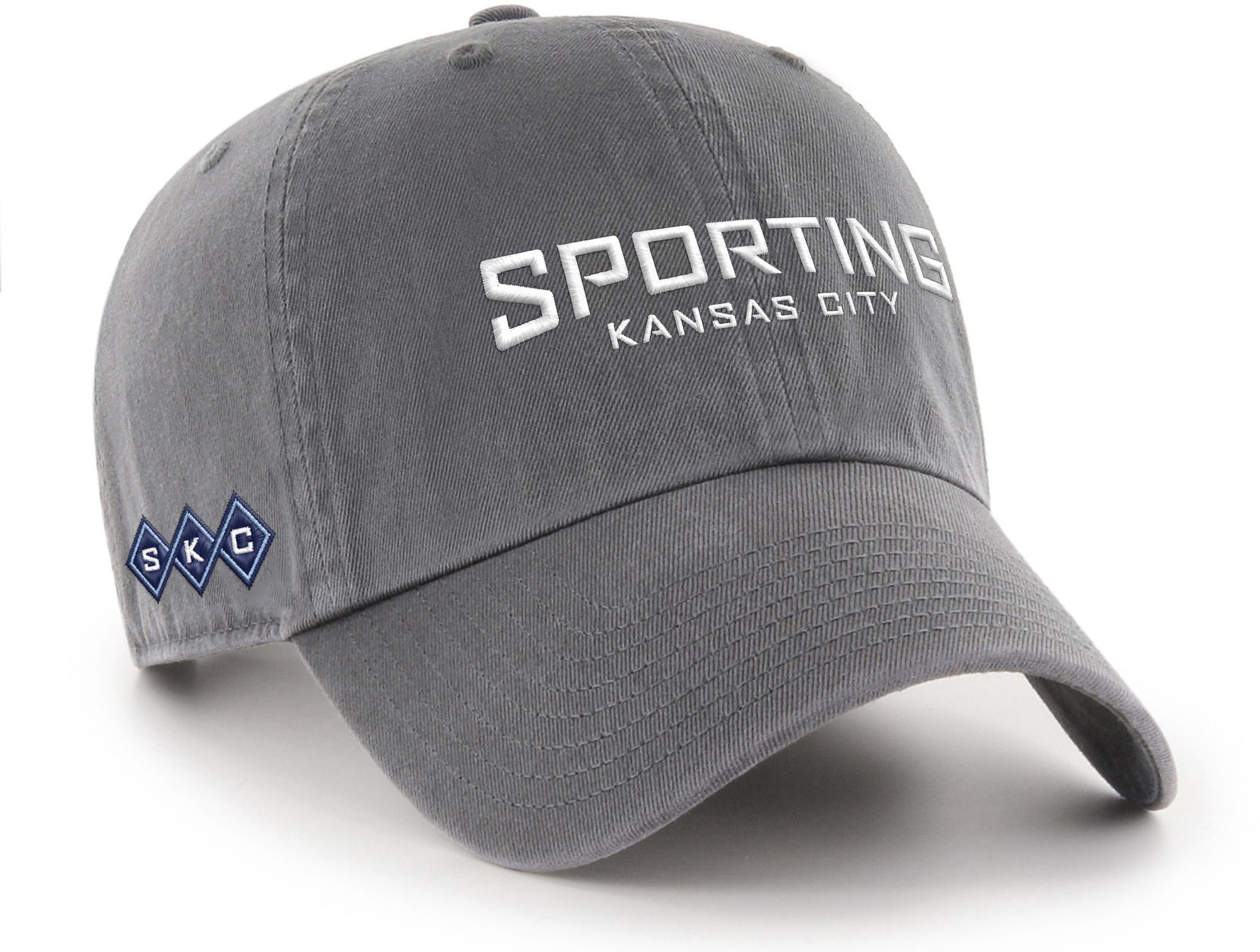 '47 Adult Sporting Kansas City Charcoal 2Hit Clean Up Adjustable Hat product image