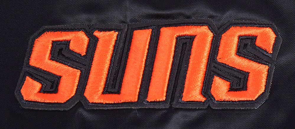 Pro Standard Women's Phoenix Suns Black Script Tail Satin Jacket product image