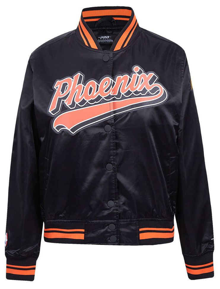 Pro Standard Women's Phoenix Suns Black Script Tail Satin Jacket product image