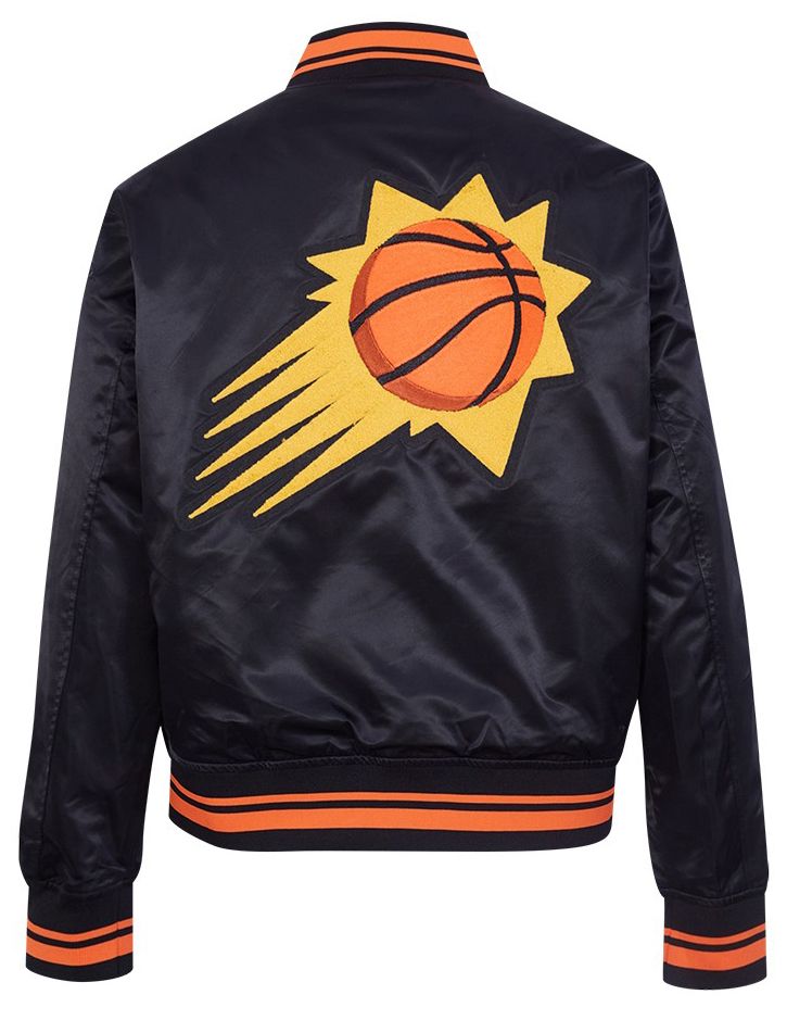 Pro Standard Women's Phoenix Suns Black Retro Classic Rib Satin Jacket product image
