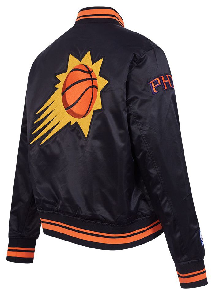 Pro Standard Women's Phoenix Suns Black Retro Classic Rib Satin Jacket product image