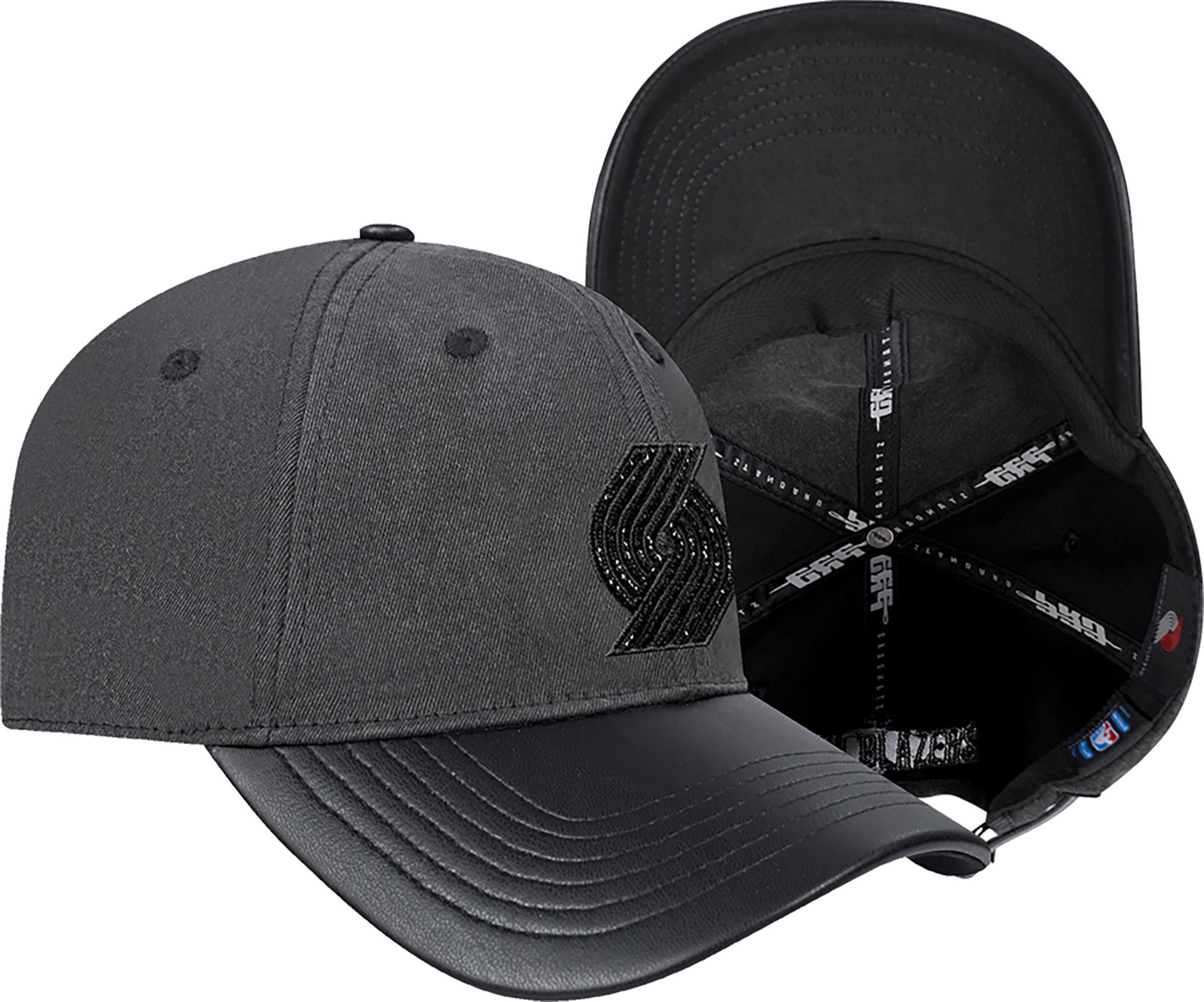 Pro Standard Women's Portland Trail Blazers Black Crystalline Strapback Hat product image