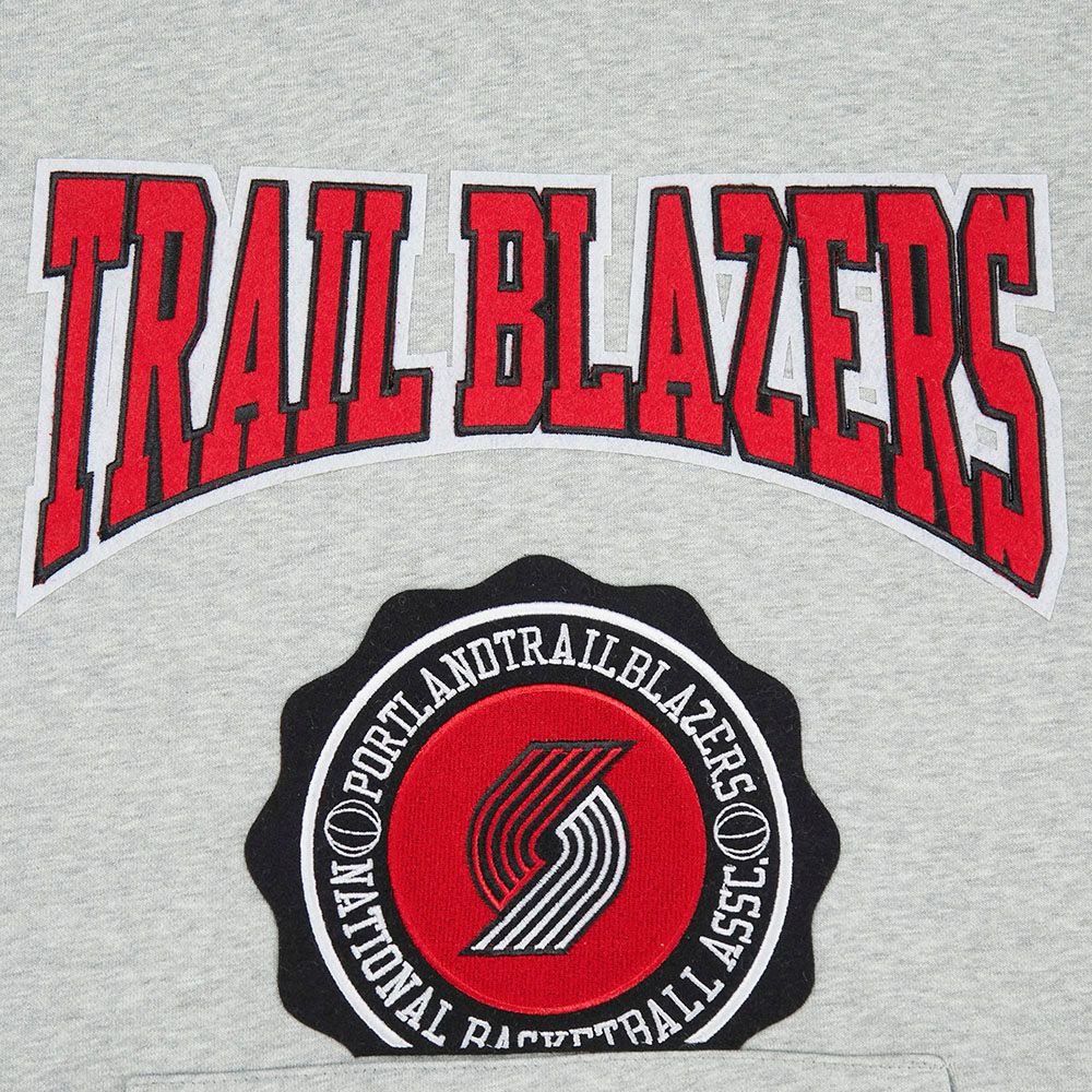 Pro Standard Women's Portland Trail Blazers Grey Crest Emblem Hoodie product image
