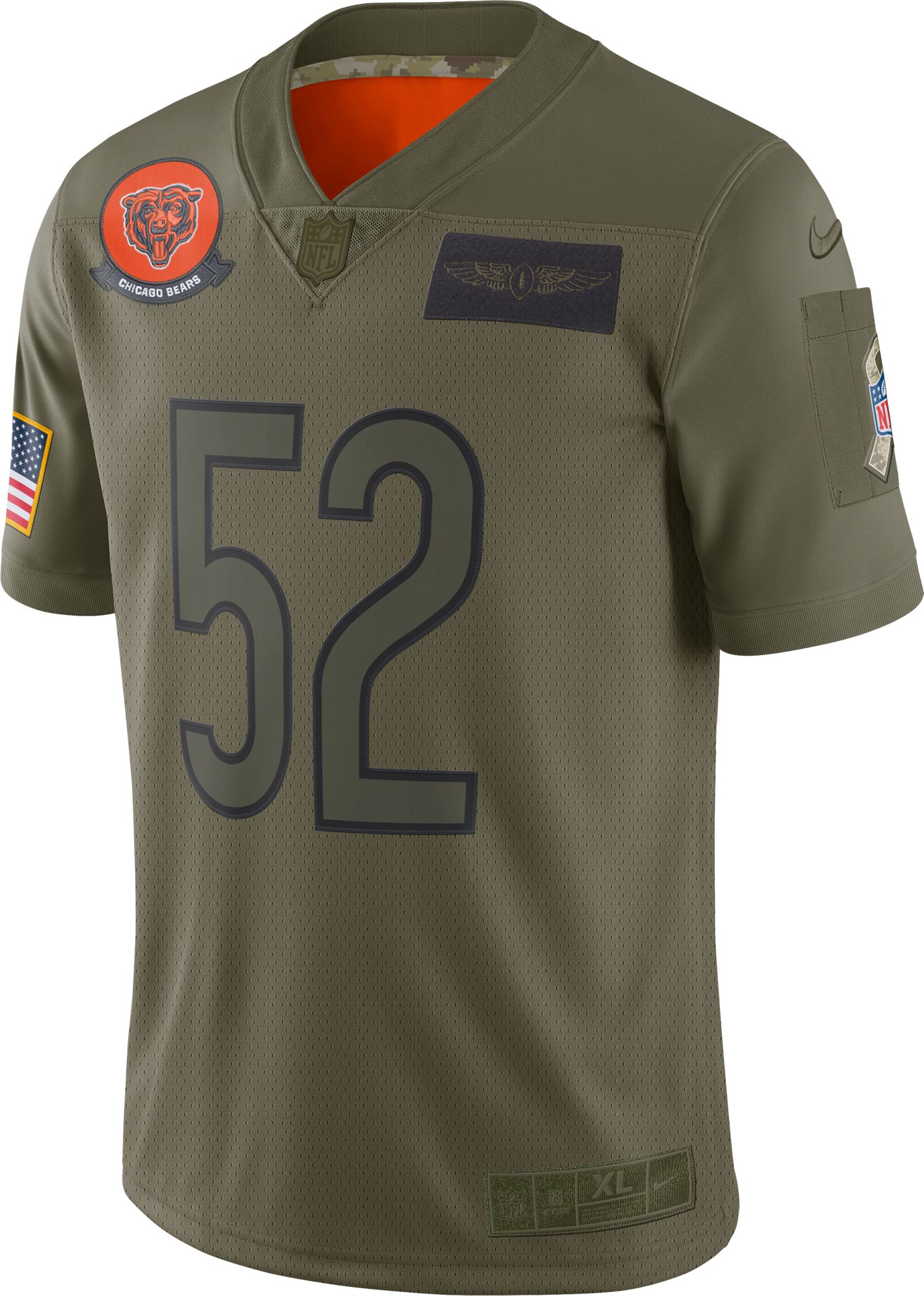 khalil mack jersey salute to service