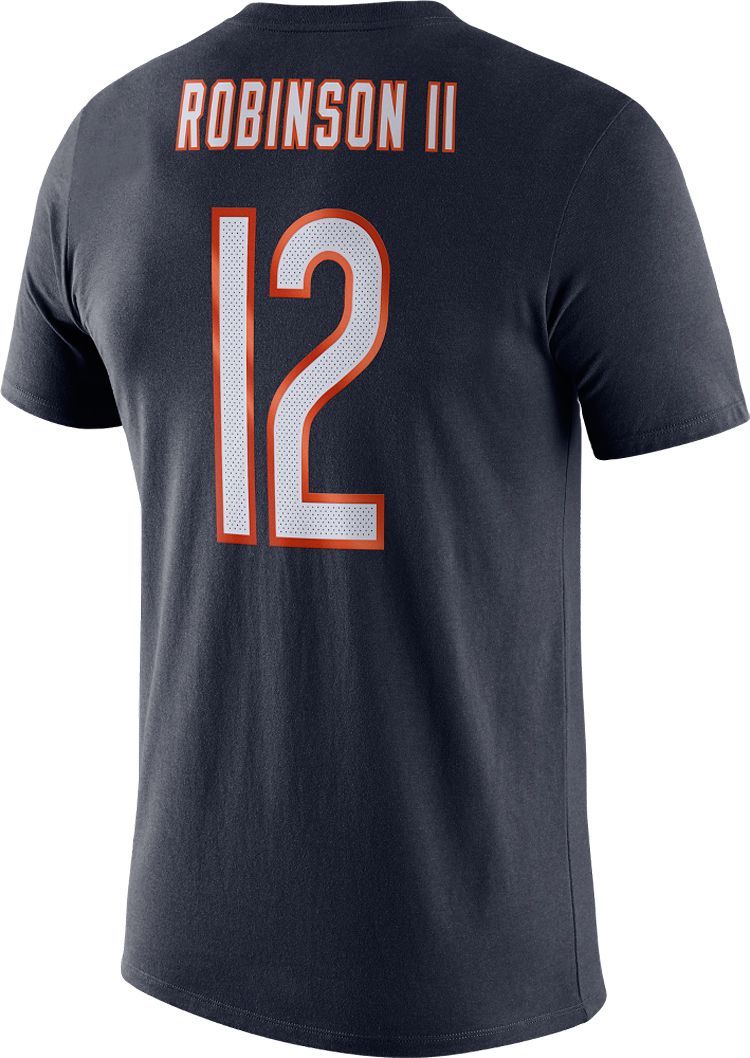 Nike Men's Chicago Bears Allen Robinson #12 Logo Navy T-Shirt product image