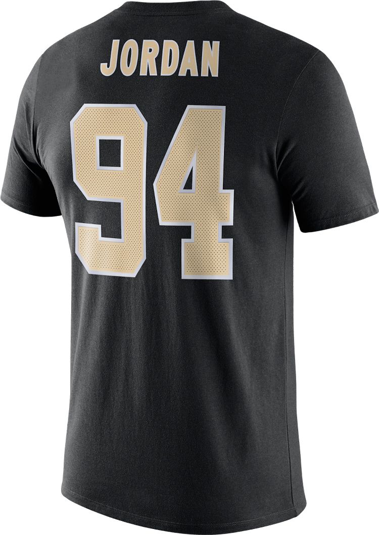 Nike Men's New Orleans Saints Cameron Jordan #94 Logo Black T-Shirt product image