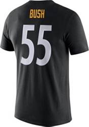 Nike Men's Pittsburgh Steelers Devin Bush #55 Black T-Shirt product image