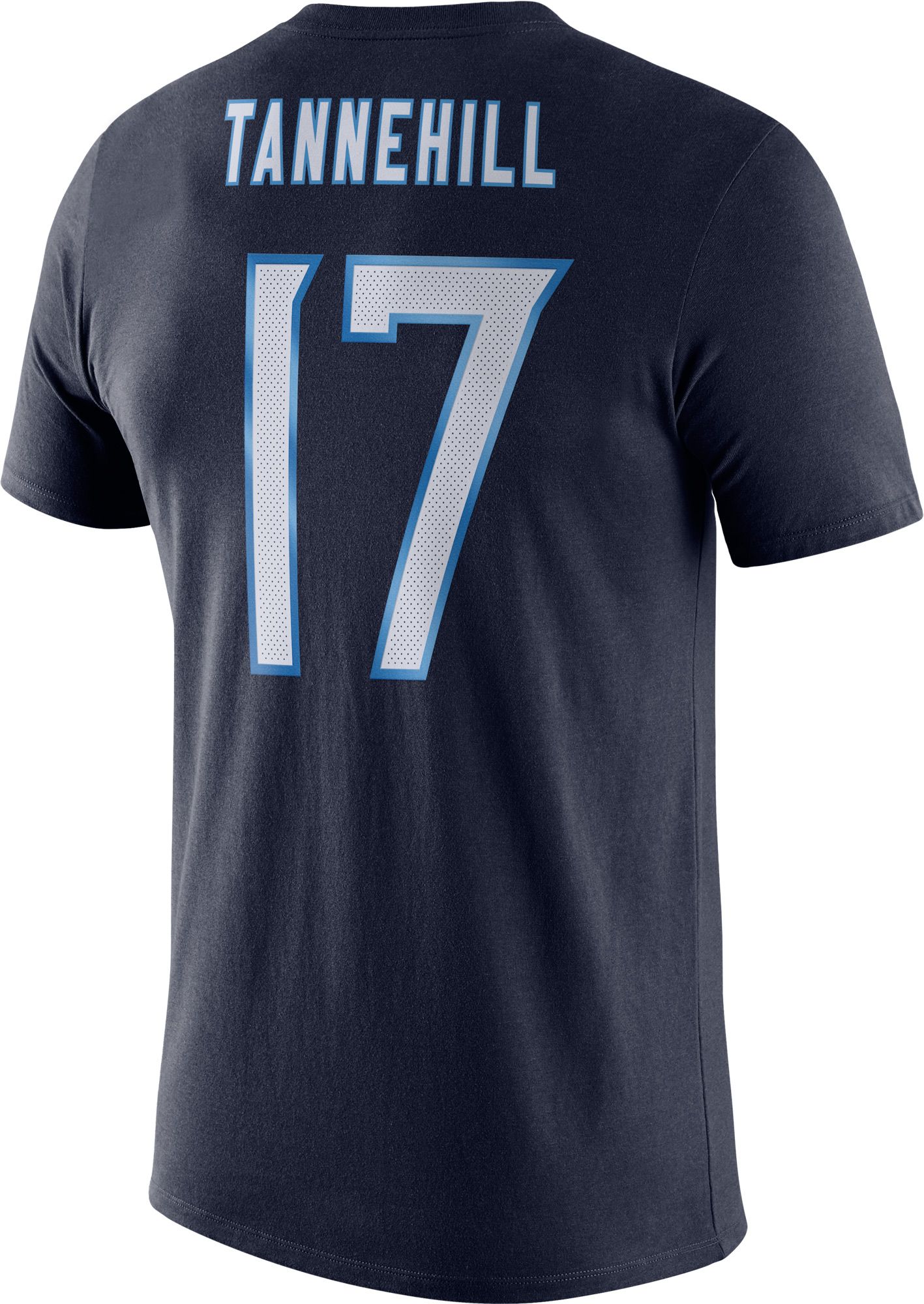 Nike Men's Tennessee Titans Ryan Tannehill #17 Logo Navy T-Shirt product image