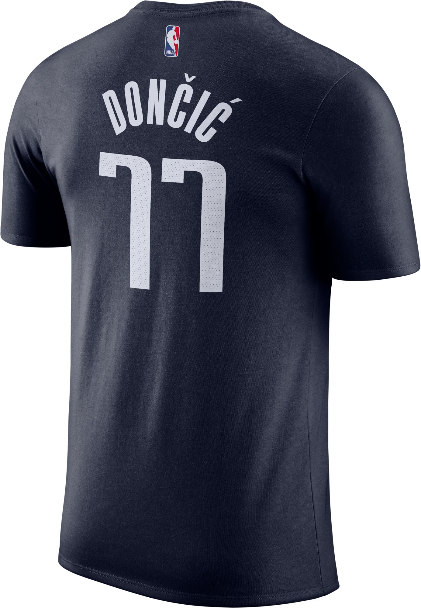 Nike Men's Dallas Mavericks Luka Doncic #77 Dri-FIT Statement Navy T-Shirt product image