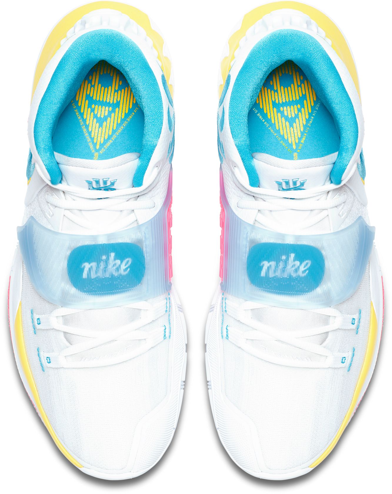 kyrie 6 white blue