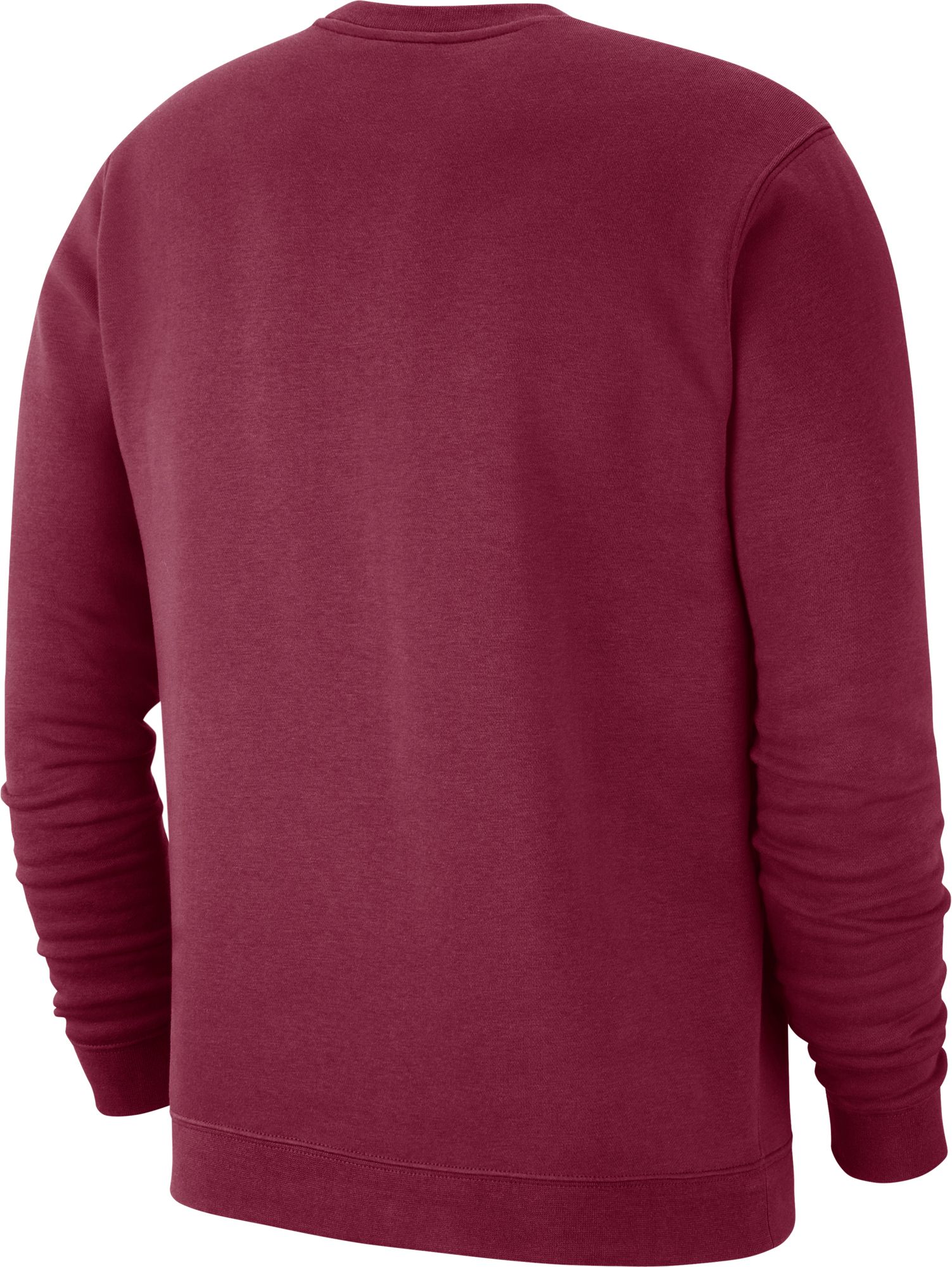 Nike Men's Florida State Seminoles Garnet Club Fleece Crew Neck Sweatshirt product image