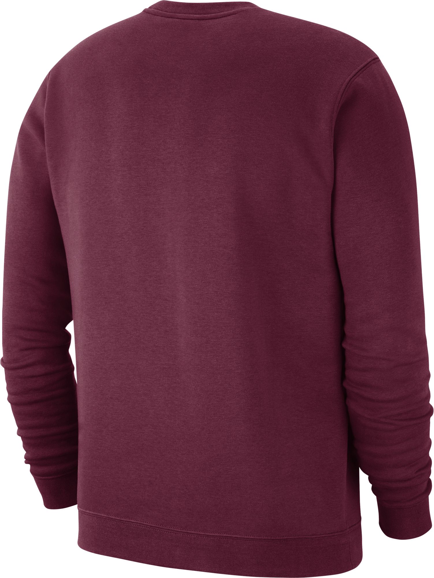Nike Men's Virginia Tech Hokies Maroon Club Fleece Crew Neck Sweatshirt product image