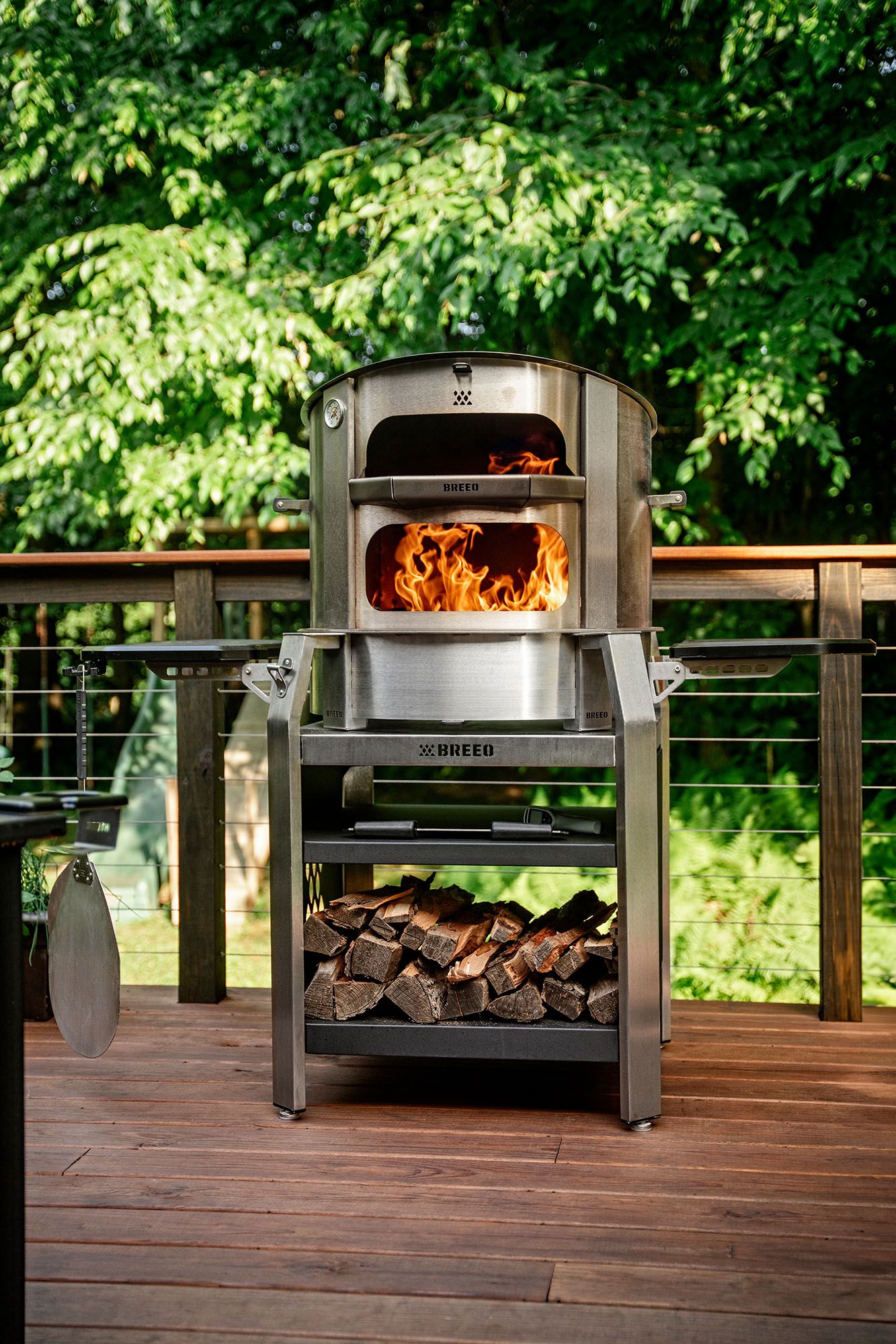 Breeo Live-Fire Stainless Steel Pizza Oven product image