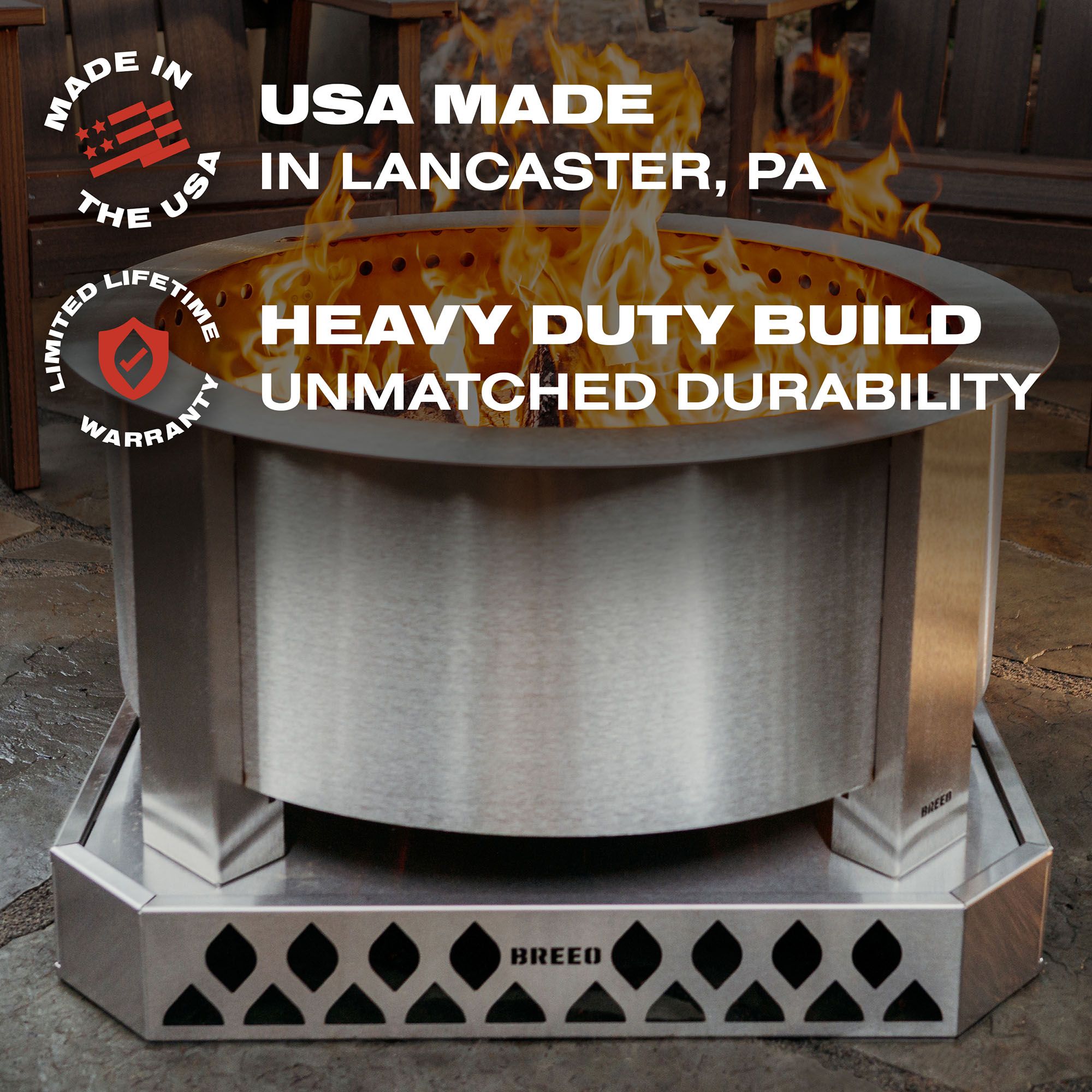 Breeo X30 Smokeless Fire Pit Base product image