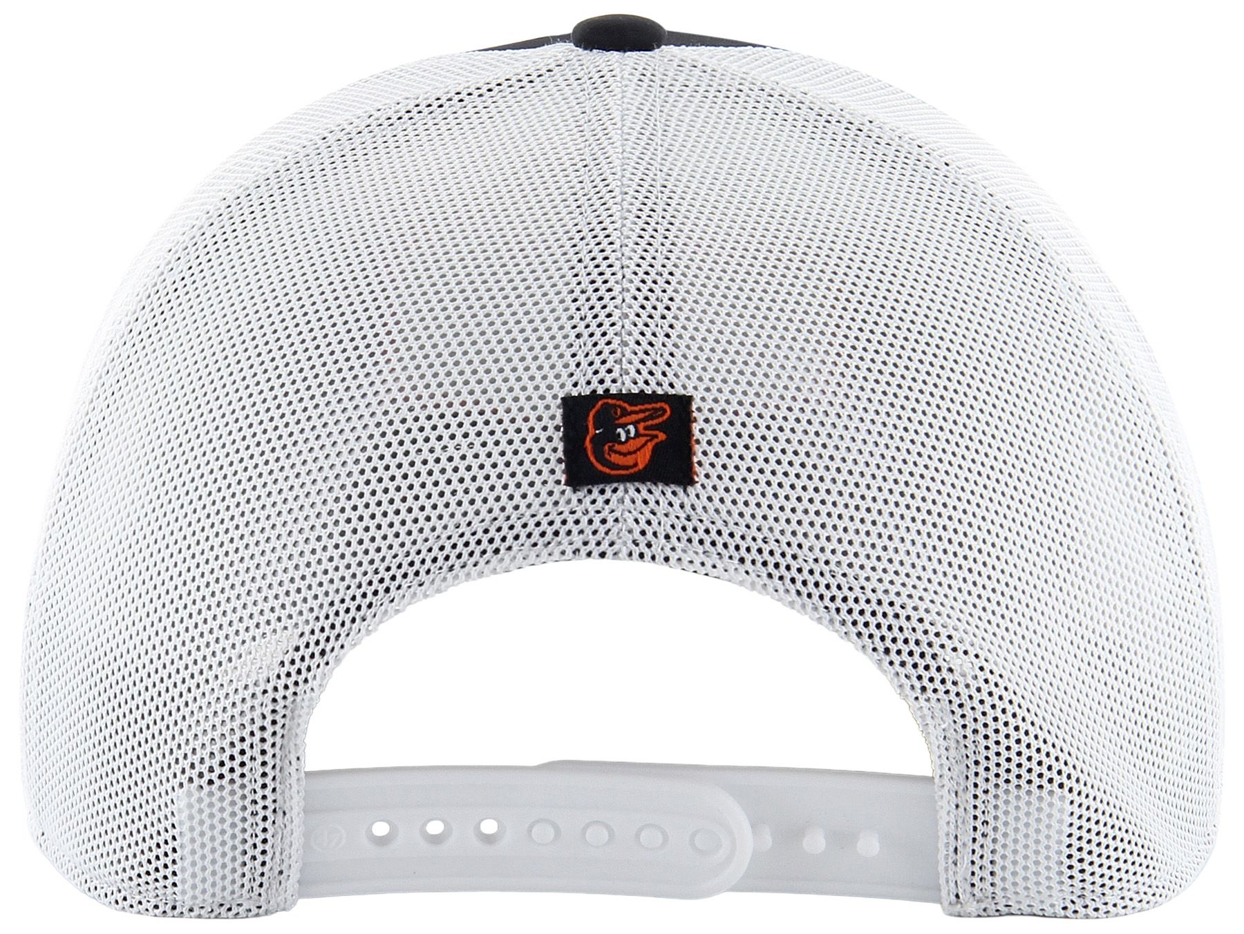 '47 Adult Baltimore Orioles Black Burgess Adjustable Trucker Hat product image