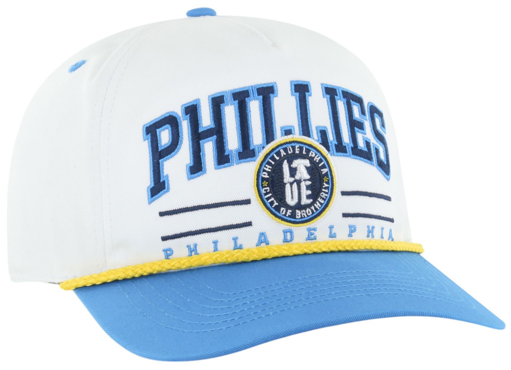 '47 Adult Philadelphia Phillies White Roscoe Rope Hitch Adjustable Hat product image