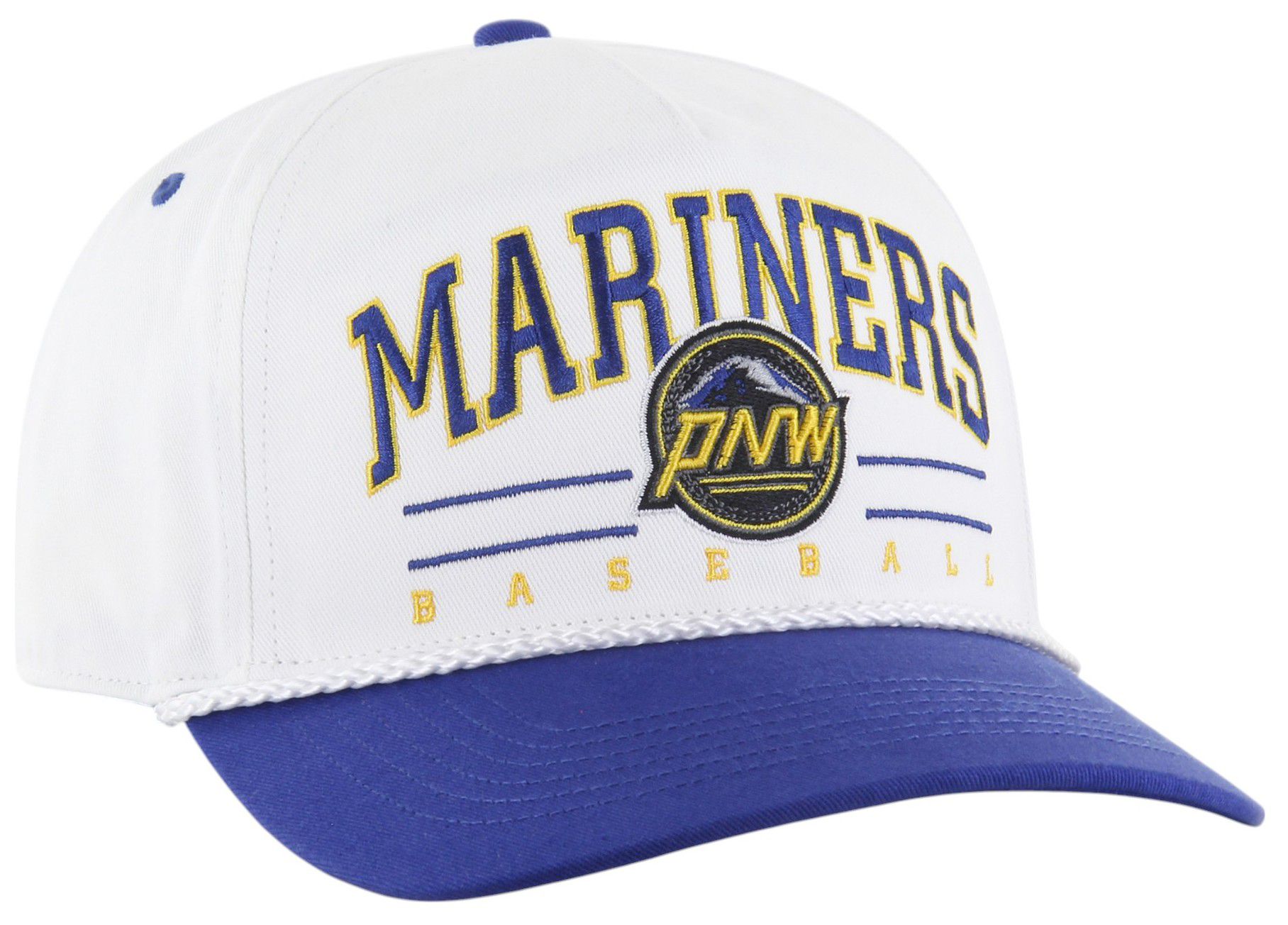 '47 Adult Seattle Mariners White Roscoe Rope Hitch Adjustable Hat product image