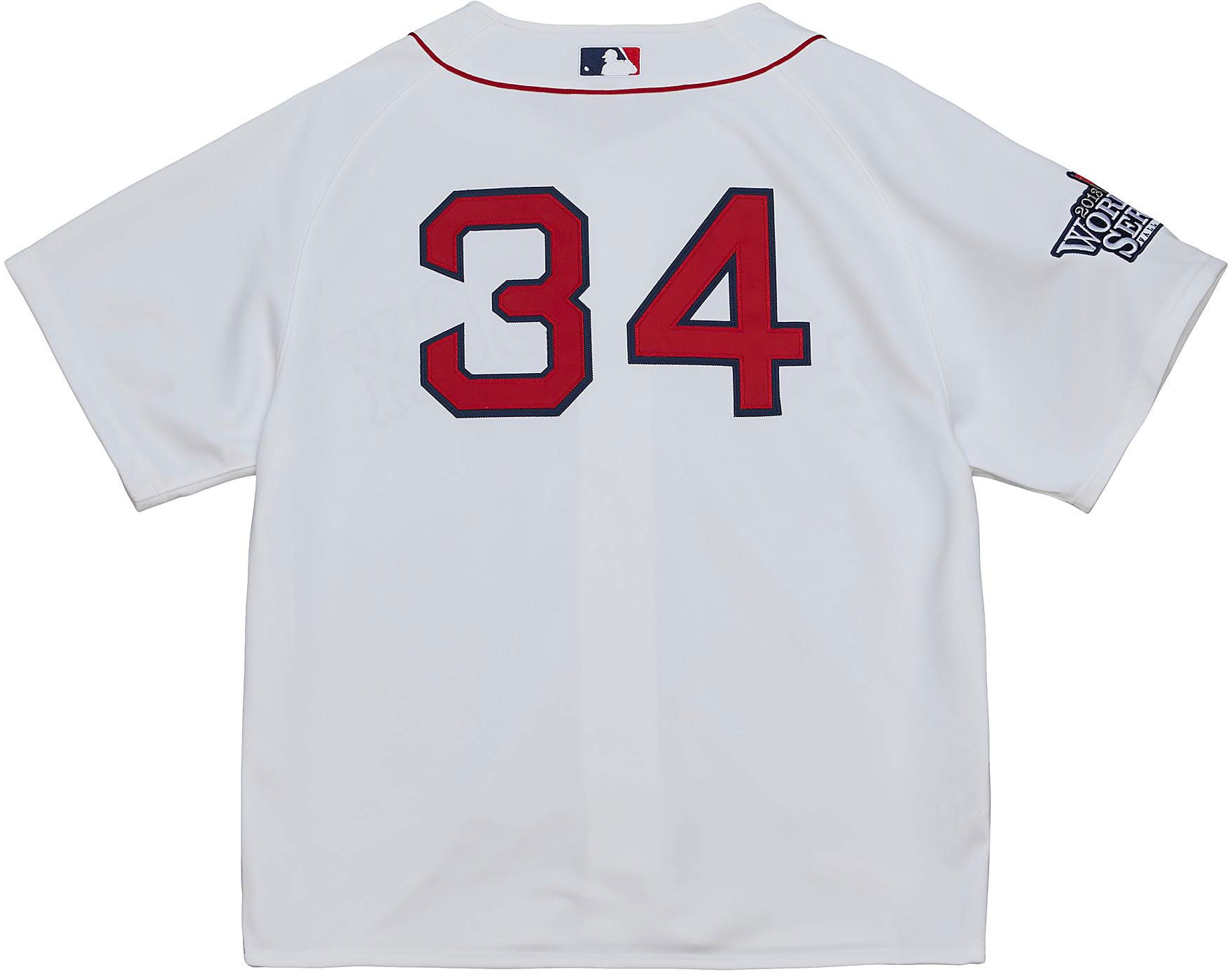 Mitchell & Ness Men's David Ortiz #34 White Cooperstown Home Authentic Jersey product image
