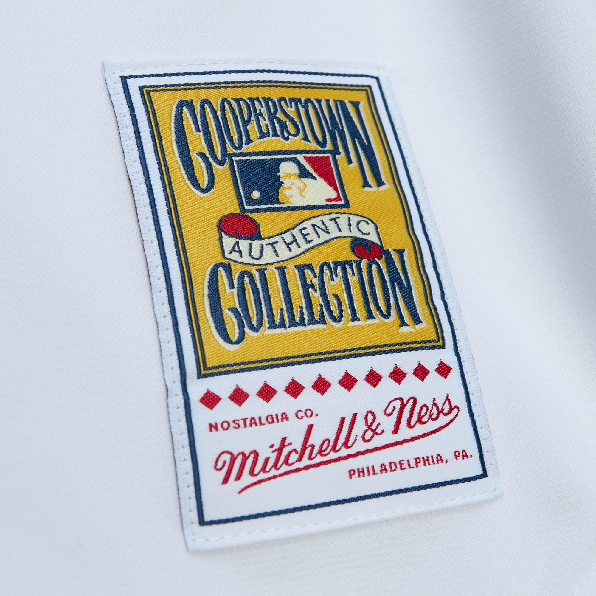 Mitchell & Ness Men's David Ortiz #34 White Cooperstown Home Authentic Jersey product image