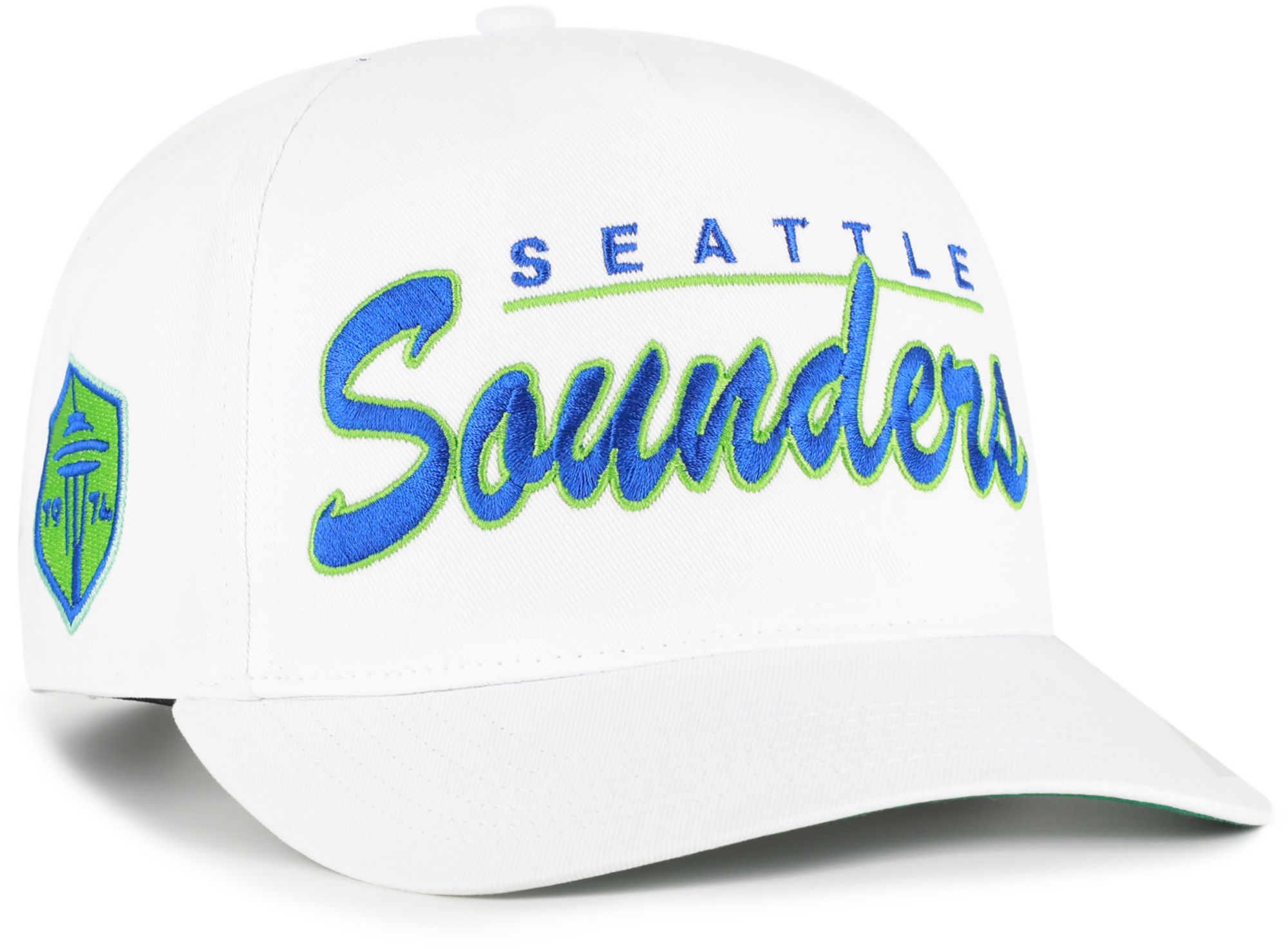 '47 Adult Seattle Sounders White Script Hitch Adjustable Hat product image