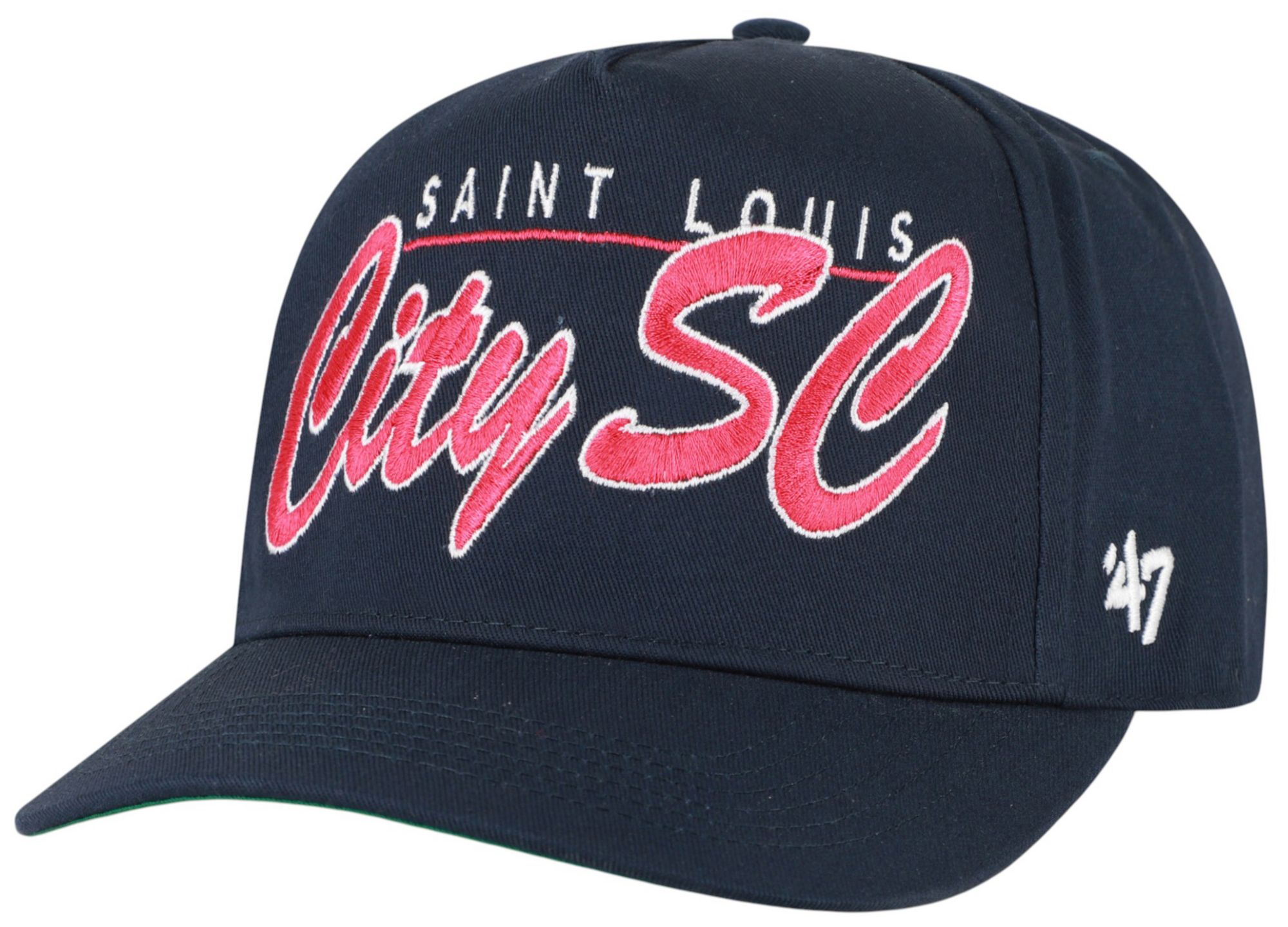 '47 Adult St. Louis City SC Navy Script Hitch Adjustable Hat product image