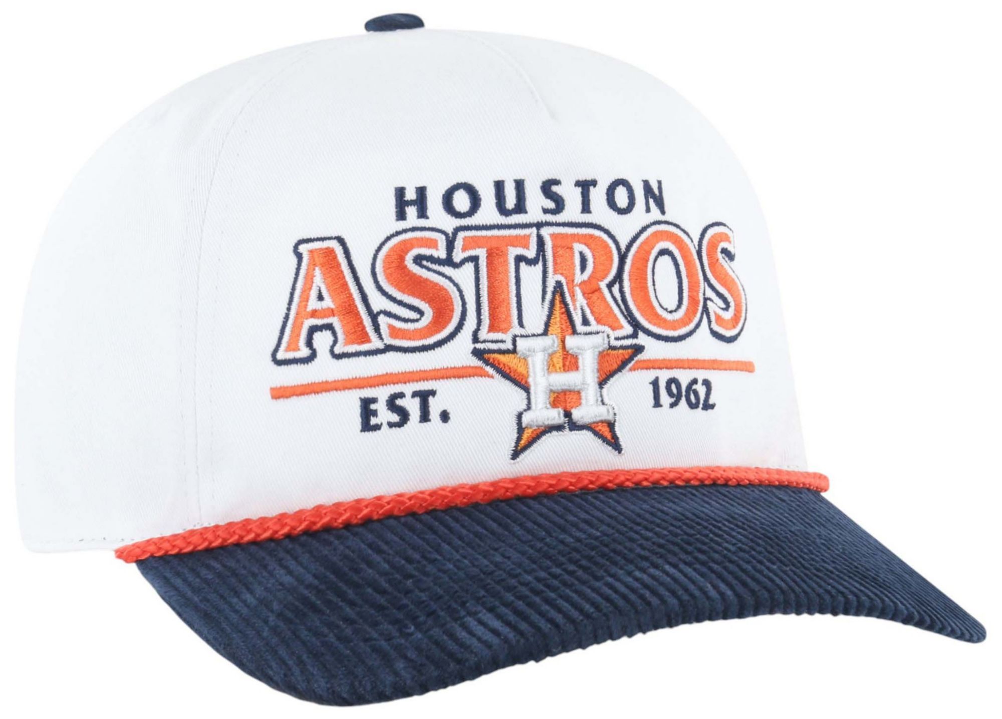 '47 Adult Houston Astros White Rustic Hitch Adjustable Hat product image