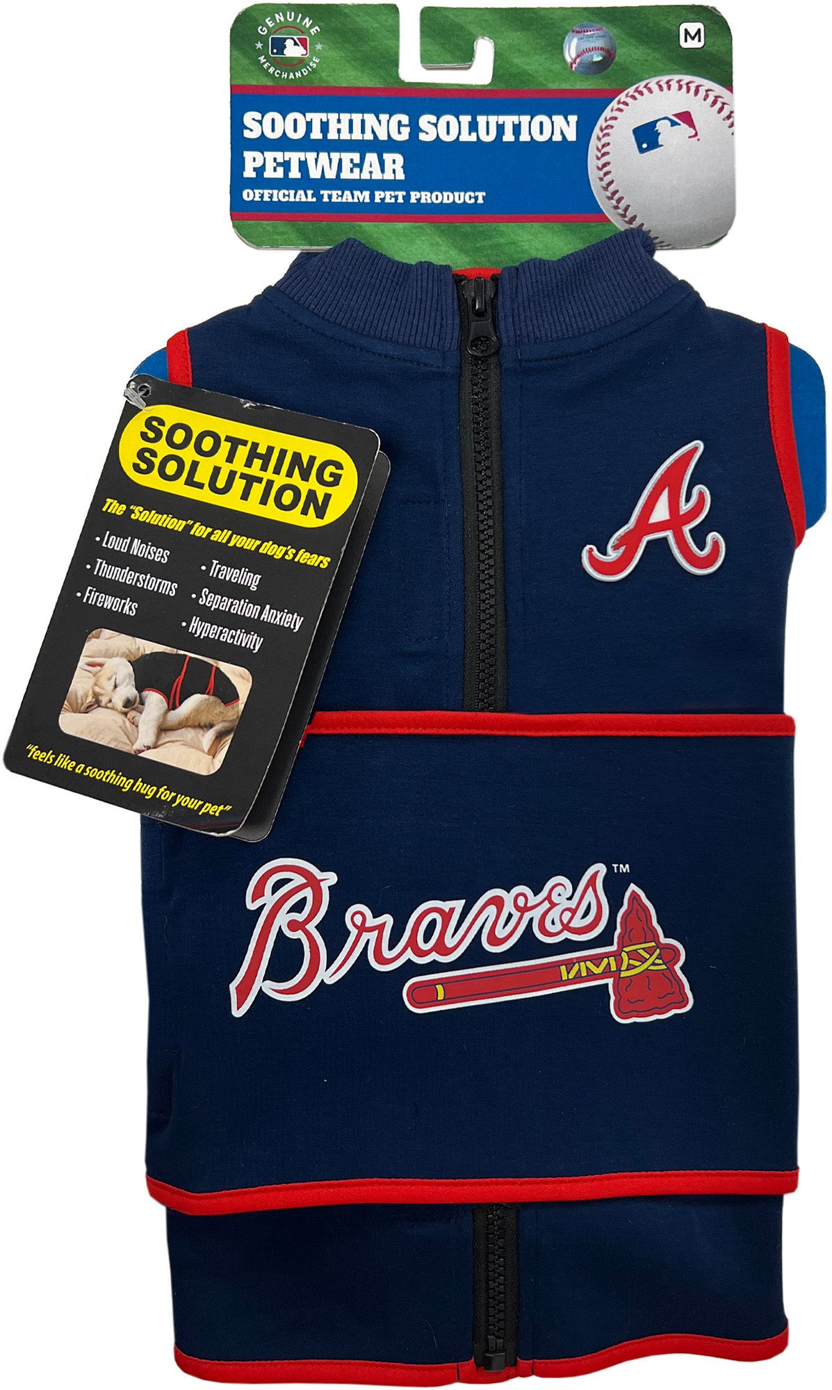 Pets First Atlanta Braves Soothing Solution Vest product image