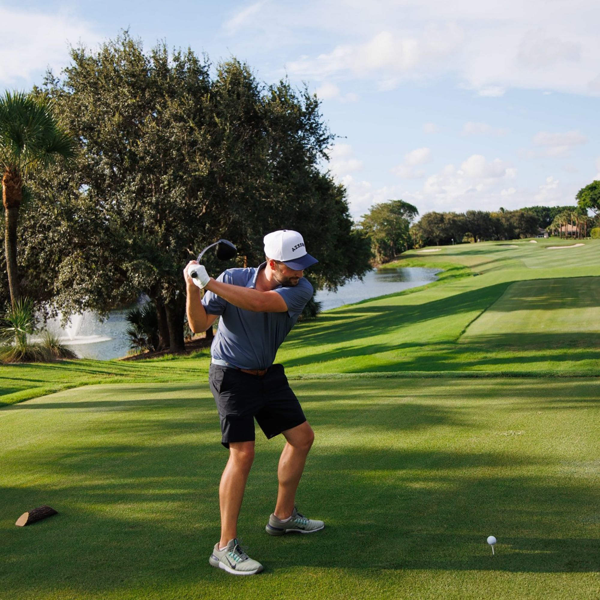 Breezy Golf Men's The Striped Golf Polo product image