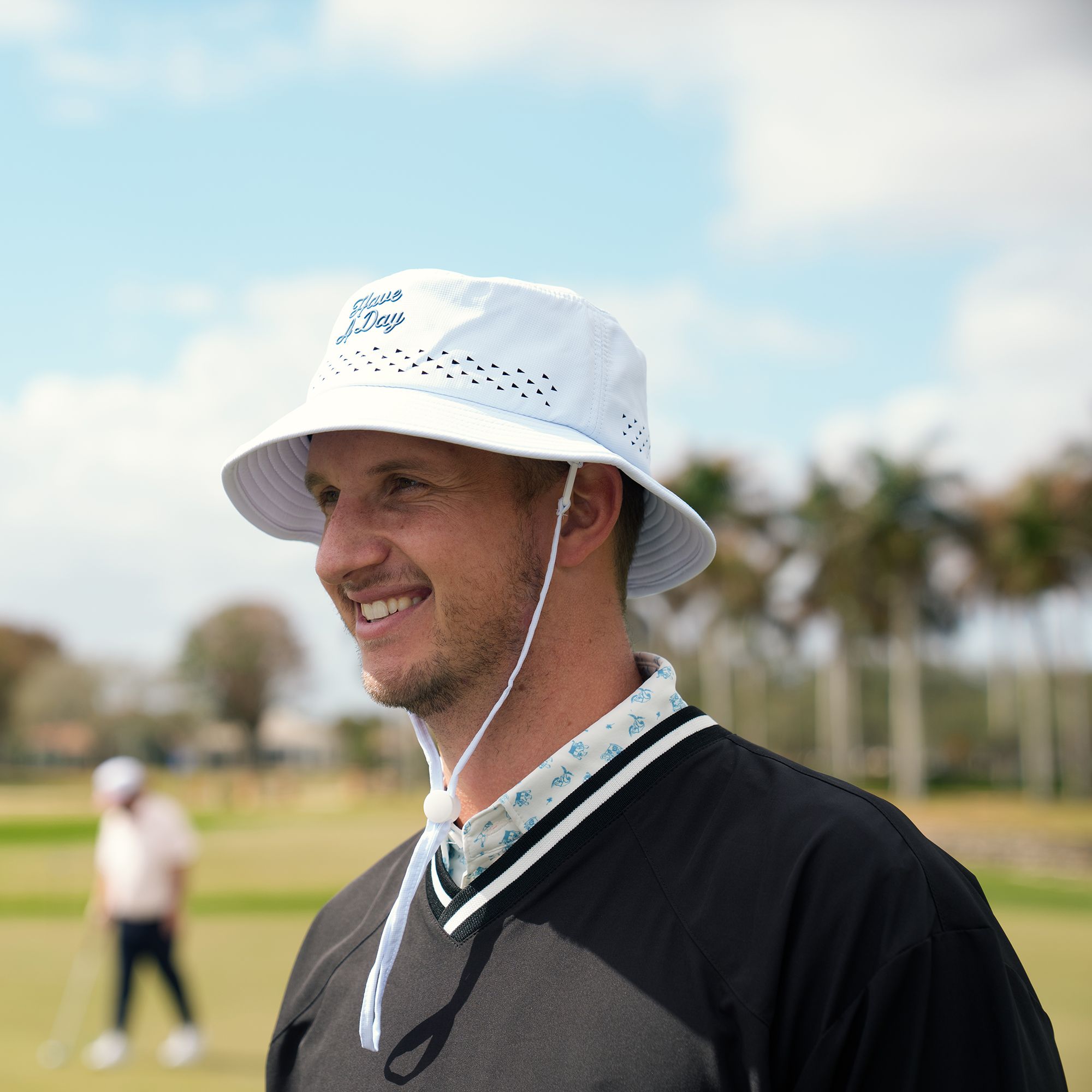 Breezy Golf Men's Have A Day Perforated Bucket Hat product image