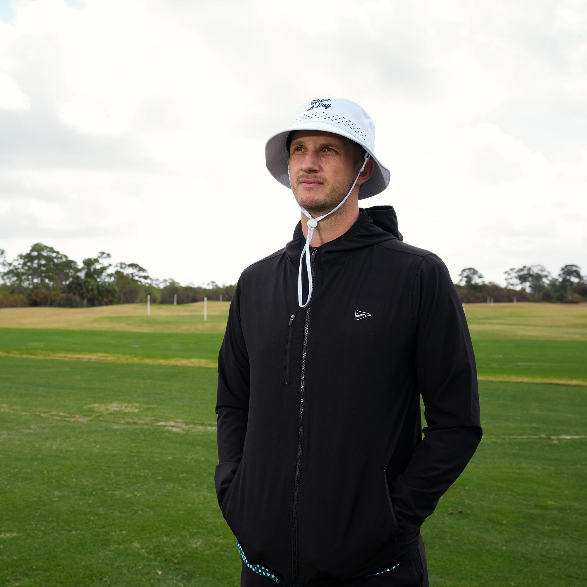 Breezy Golf Men's Have A Day Perforated Bucket Hat product image