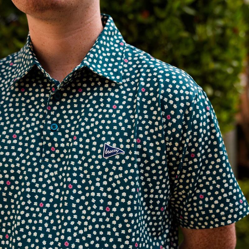 Breezy Golf Men's The Magnolias 3.0 Golf Polo product image