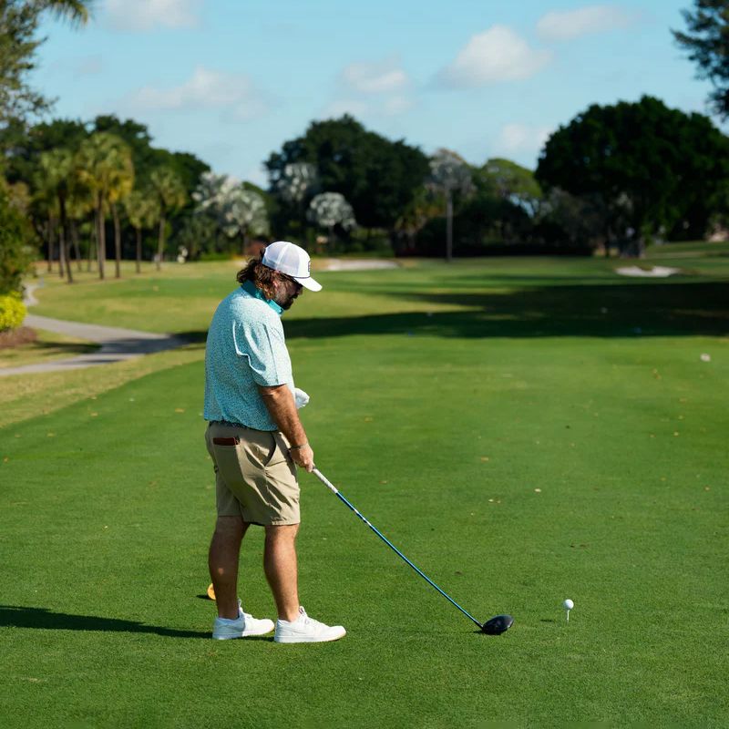 Breezy Golf Men's The Footrace To 18 Golf Polo product image