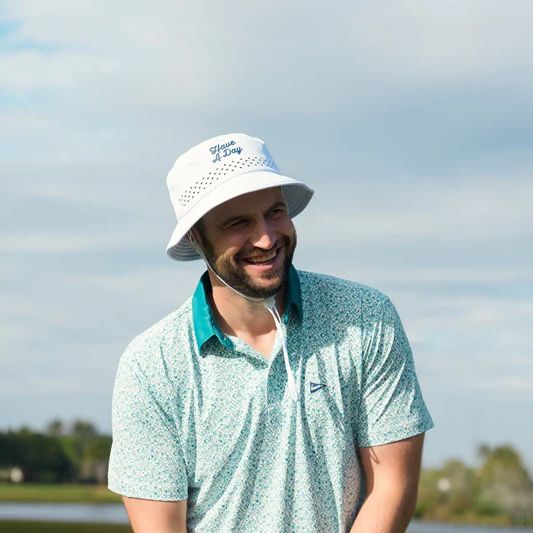 Breezy Golf Men's The Footrace To 18 Golf Polo product image