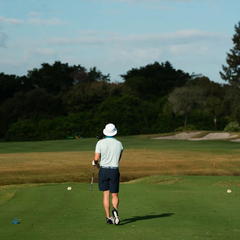 Breezy Golf Men's The Footrace To 18 Golf Polo product image