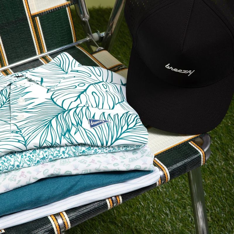 Breezy Golf Men's The Palms Golf Polo product image
