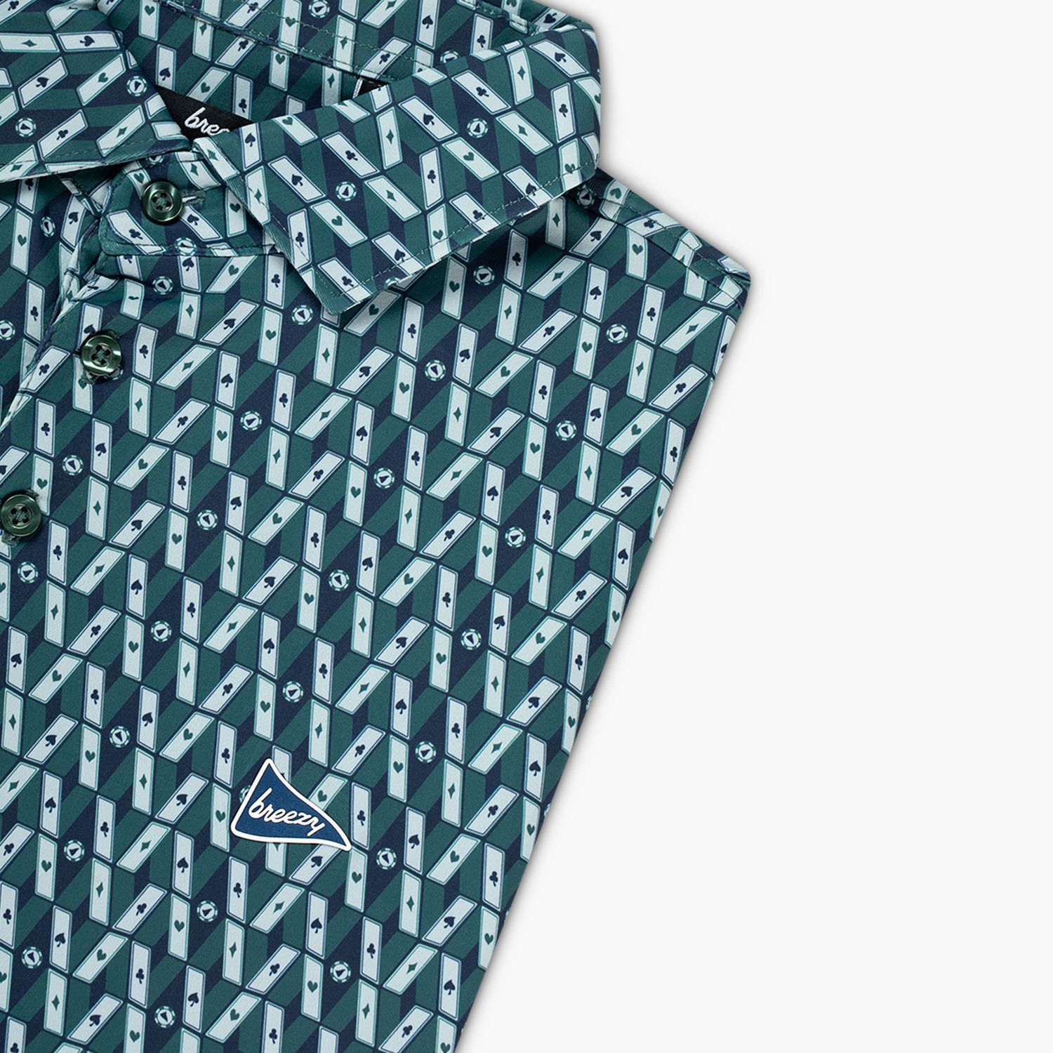 Breezy Golf Men's House of Cards Golf Polo product image