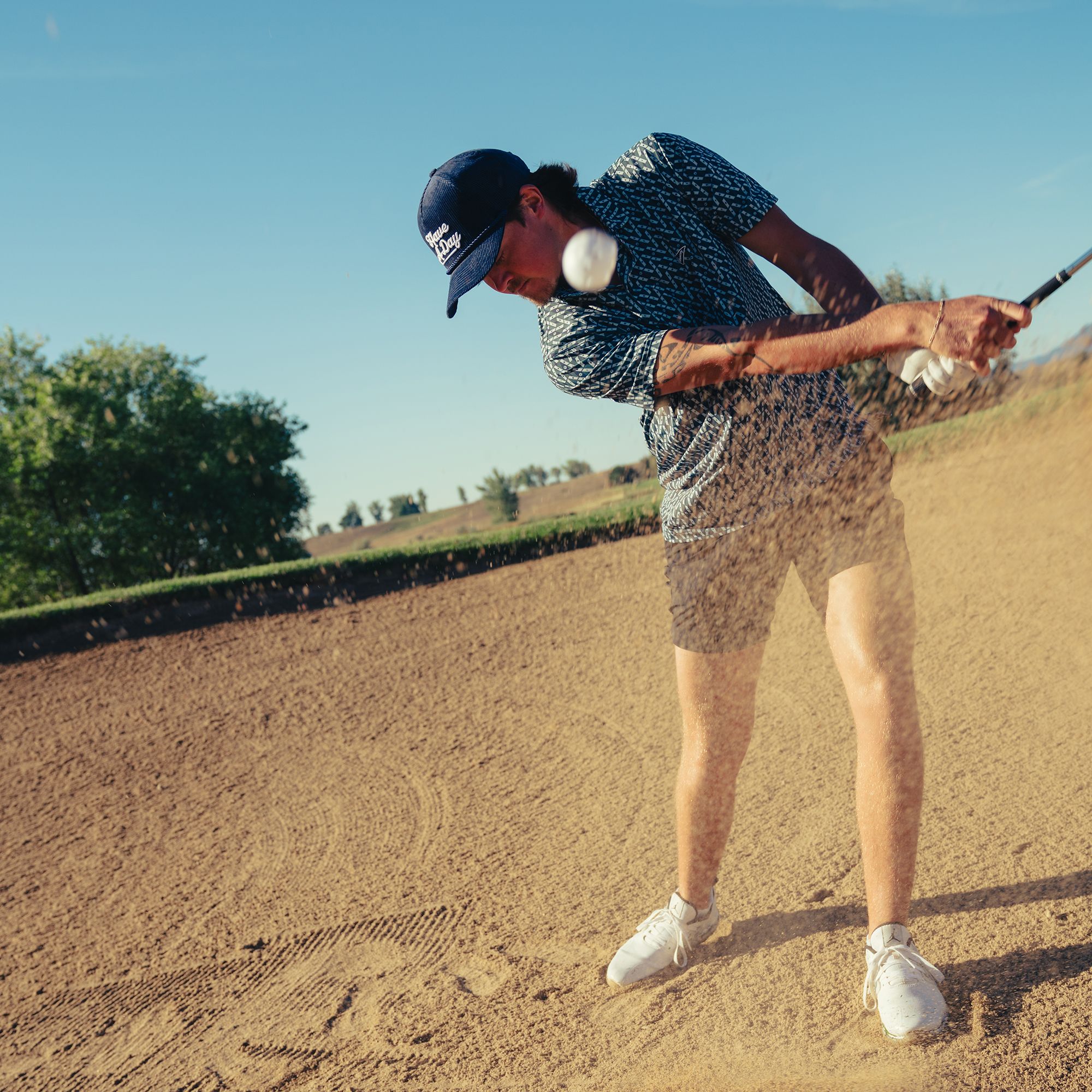 Breezy Golf Men's House of Cards Golf Polo product image
