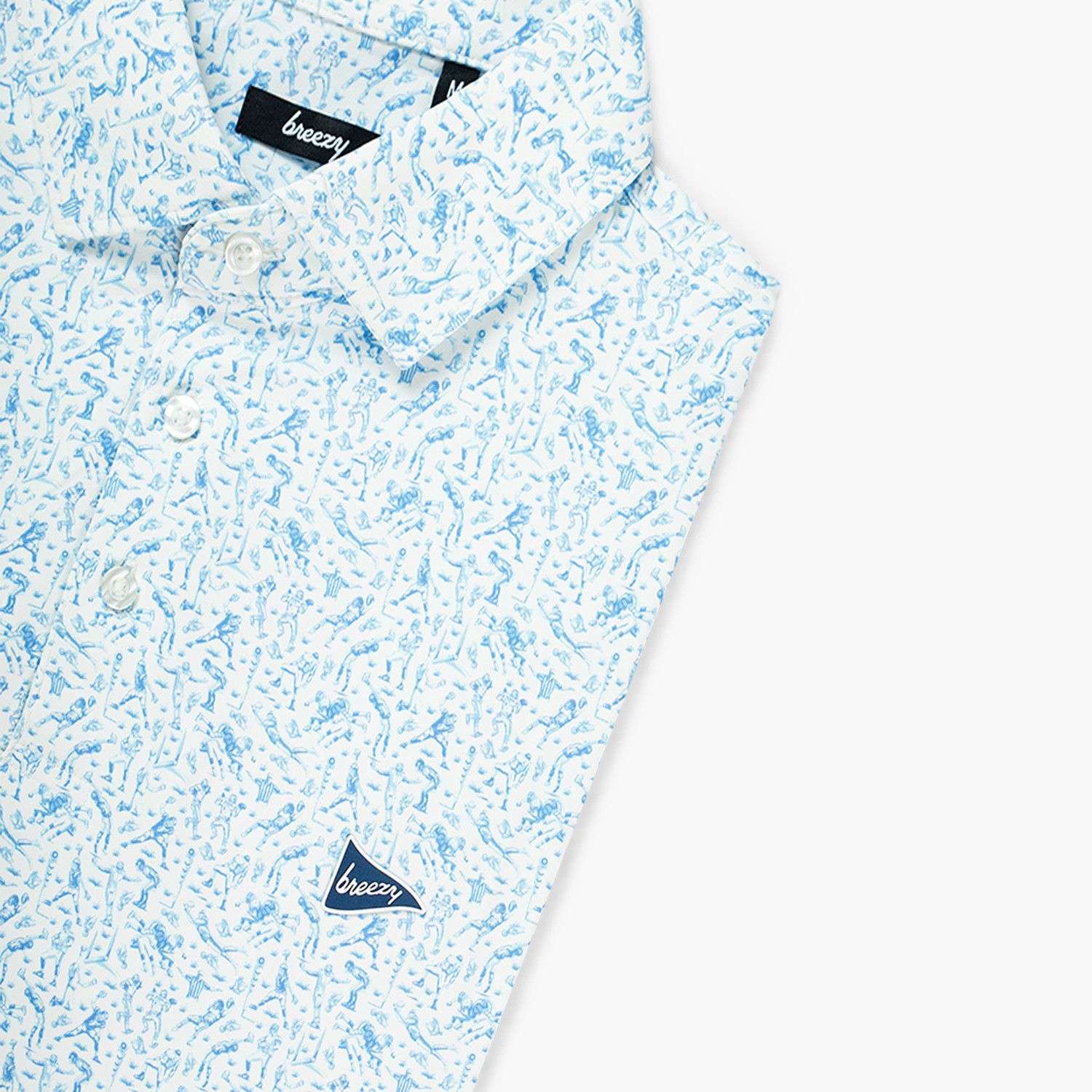 Breezy Golf Men's Duh Nuh Nuh Golf Polo product image
