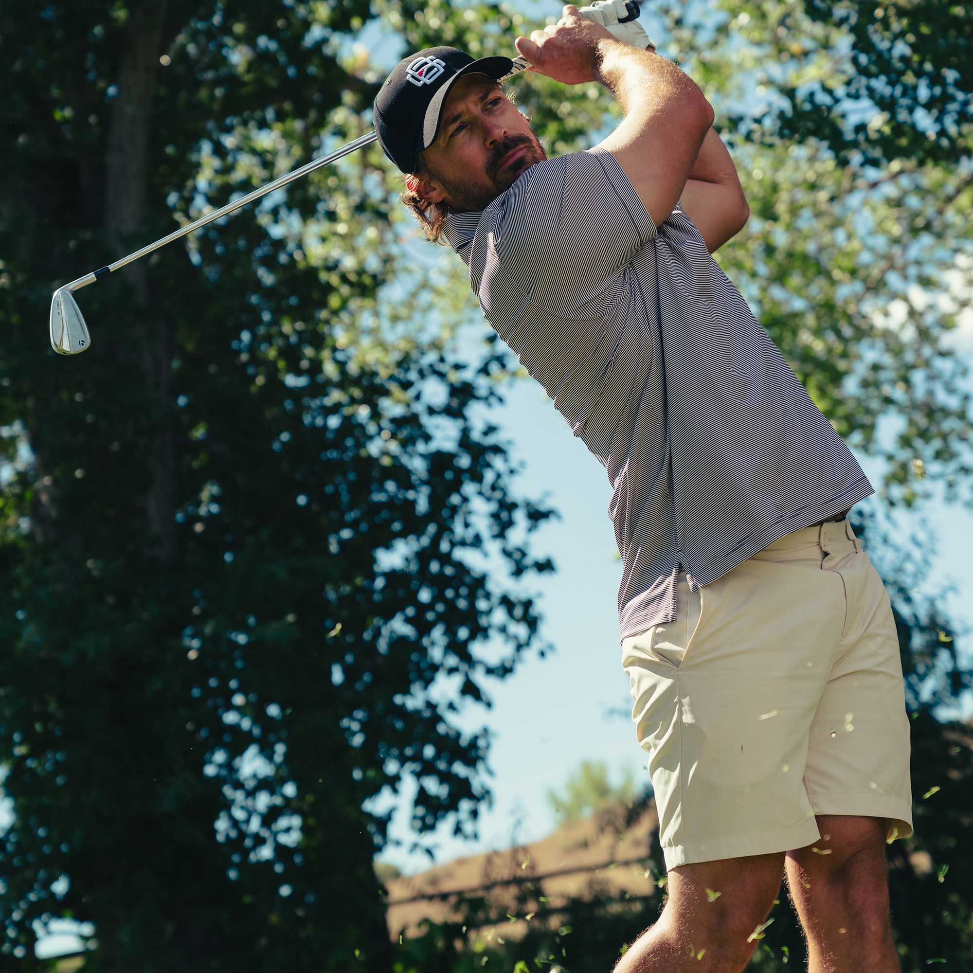 Breezy Golf Men's Striped Golf Polo product image