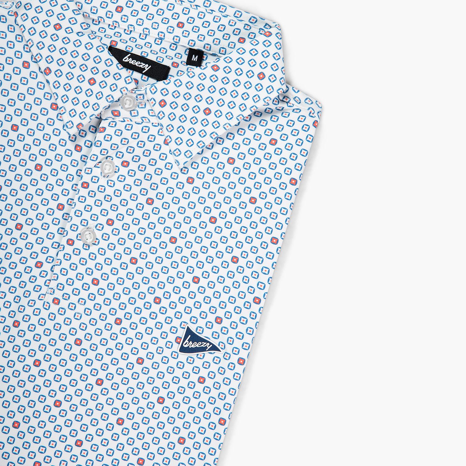Breezy Golf Men's The American Geo Golf Polo product image