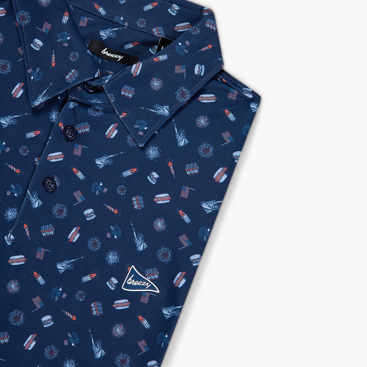 Breezy Golf Men's The Pop Off Golf Polo product image