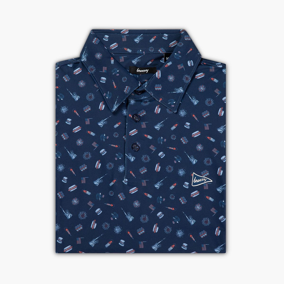 Breezy Golf Men's The Pop Off Golf Polo product image